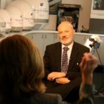 GROWING INDUSTRY: KVH Industries Vice President of Research and Development Robert Kits van Heyningen talks during an interview at the company&rsquo;s headquarters. The firm had $112 million in revenue in 2010. / PBN PHOTO/MICHAEL PERSSON