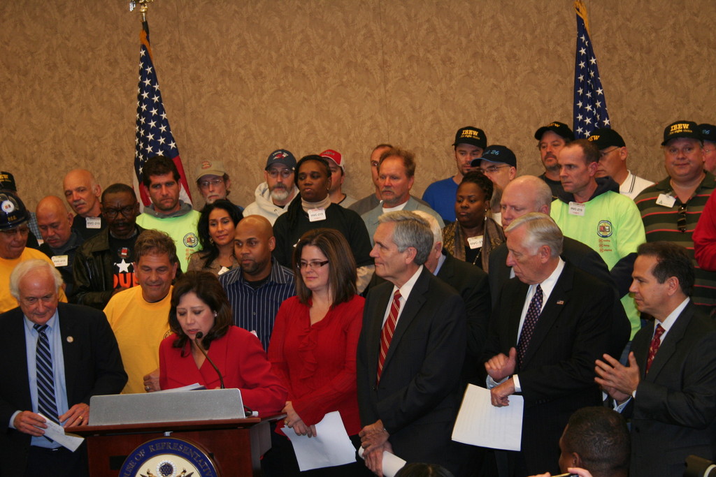 Congressman Cicilline joins colleagues and U.S. Secretary of Labor Hilda Solis at a press conference to highlight the need to extend emergency unemployment compensation Congressman Cicilline joins colleagues and U.S. Secretary of Labor Hilda Solis at a press conference to highlight the need to extend emergency unemployment compensation