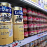 FILE PHOTO: ENFAMIL infant formula, made by Mead Johnson Nutrition Co., sits on display in a supermarket in New York in 2009. / BLOOMBERG NEWS FILE PHOTO DANIEL ACKER