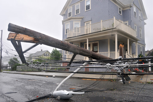 NOT PASSABLE: Tropical Storm Irene’s most lasting impact was the loss of power to 65 percent of National Grid’s customers. / PBN FILE PHOTO/FRANK MULLIN NOT PASSABLE: Tropical Storm Irene’s most lasting impact was the loss of power to 65 percent of National Grid’s customers. / PBN FILE PHOTO/FRANK MULLIN