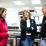 Family business all personal, say owners ALL IN THE FAMILY: Gil's Television and Appliances co-owners Lisa Sienkiewicz, left, and Gail Parella. At right is Joe Parella, Gail's husband. / PBN PHOTO/RUPERT WHITELEY