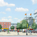 VIBRANT COMMUNITY: The target mix of uses in the planned Station District in Warwick is 20-40 percent office space, 10-35 percent hotel, 10-20 percent retail entertainment and 30-45 percent residential. / COURTESY GOOD CLANCY