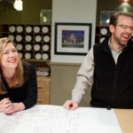 Finding a home on the business side of art, design GUIDING HAND: Emily Hall, Union Studio director of marketing and new-business development, was initially hired as receptionist at a previous employer, but eventually helped overhaul its corporate identity and website. Above, she is pictured with Union Studio principal Douglas Kallfelz. / PBN PHOTO/RUPERT WHITELEY