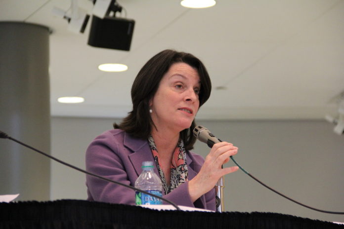 LT. GOV. ELIZABETH H. ROBERTS, chair of the R.I. Healthcare Reform Commission, said she welcomes the participation of the newly formed business group, the Coalition for Affordable Health Care Choices, in the creation of the R.I. Health Benefits Exchange. / COURTESY BRYANT UNIVERSITY LT. GOV. ELIZABETH H. ROBERTS, chair of the R.I. Healthcare Reform Commission, said she welcomes the participation of the newly formed business group, the Coalition for Affordable Health Care Choices, in the creation of the R.I. Health Benefits Exchange. / COURTESY BRYANT UNIVERSITY