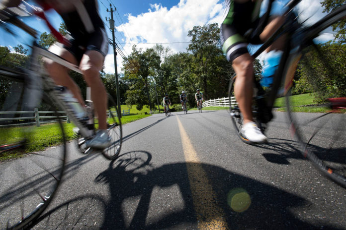 With a large, auto-less student population, relatively gridlock-free roads and new or improved bicycle paths extending like spokes to nearly every corner of the state, Providence has all the makings of a cycle-centric city. / BLOOMBERG FILE PHOTO/PAUL TAGGART