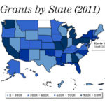 The SBA invited states and U.S. territories to apply for part of $30 million in Phase II State Trade and Export Promotion initiative grants. Distribution of Phase I is shown above. For a larger version of this map, click HERE. / COURTESY U.S. SMALL BUSINESS ADMINISTRATION