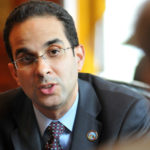 MAYOR ANGEL Taveras cut ties to an adviser who said the Rhode Island capital probably would be forced to seek bankruptcy protection. / PBN FILE PHOTO/FRANK MULLIN