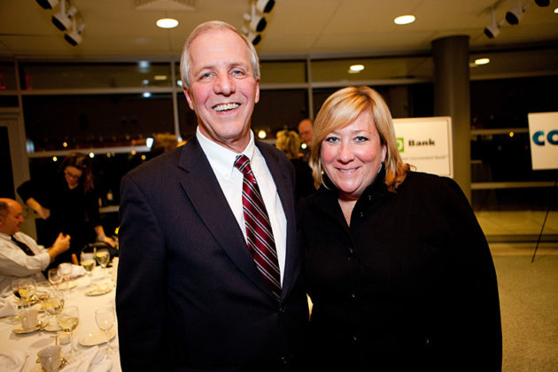 Lifetime Achievement Honoree Anthony Bliss with Margaret Holland McDuff, Family Service of RI / Rupert Whiteley