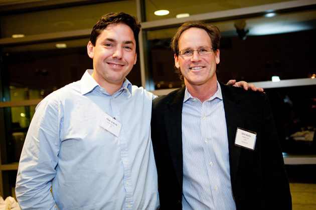 Charlie Kroll with Honoree Chris Burns, Andera Inc. / Rupert Whiteley