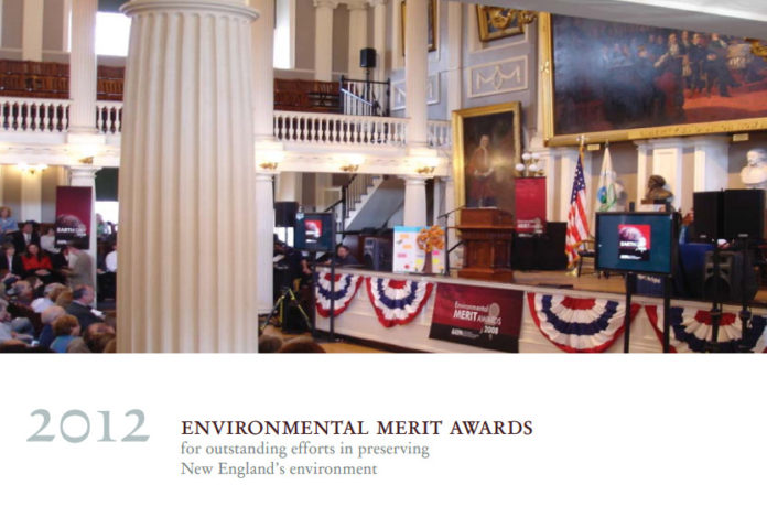 FOUR RHODE ISLANDERS and Kent Hospital were honored by the Environmental Protection Agency on Wednesday as the federal watchdog agency presented its 2012 Environmental Merit Awards. / COURTESY ENVIRONMENTAL PROTECTION AGENCY