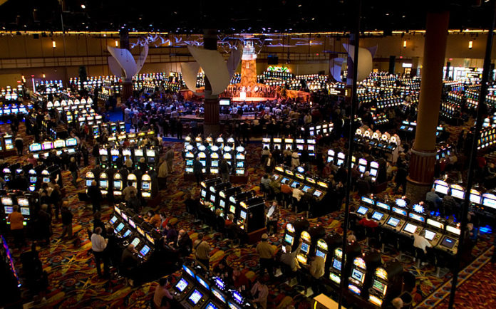 PLAYING THEIR HAND: Opening under a new name five years ago, Twin River in Lincoln currently has 4,700 VLTs. Owners are pushing for a full-fledged casino at the site. / PBN FILE PHOTO / STEPHANIE EWENS