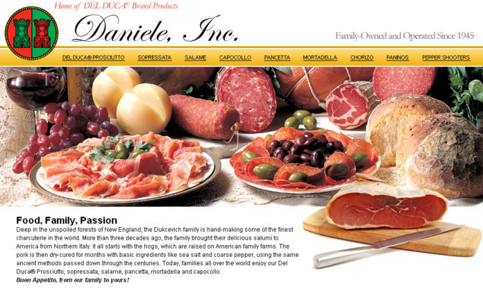 DANIELE INC. is breaking ground Tuesday morning on a new $50 million manufacturing plant near its existing factory in the Burrillville Commerce Park. / COURTESY DANIELEFOODS.COM