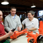 A view of profits beneath surface HOLDING WATER: Year-old Aquabotix specializes in marine technology, including the Hydro View. Pictured above, from left are: computer engineer Jacob Fernandes, computer engineer Brian Louro and President Durval Tavares. / PBN PHOTO/RUPERT WHITELEY