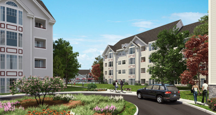 COURTESY TPG
HOME AGAIN? The Lodges at Phenix Glen would feature high-end rental appartments.