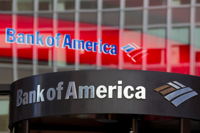 BANK of AMERICA Corp. signage is displayed above the entrance to a branch in New York, U.S. / BLOOMBERG FILE PHOTO/JIN LEE
