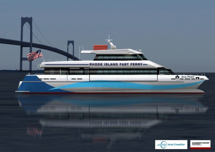 BY ADDING THE NEW AVA PEARL to its fleet, Rhode Island Fast Ferry will be able to increase the frequency of its lighthouse and sunset cruises in Narragansett Bay. / COURTESY RHODE ISLAND FAST FERRY