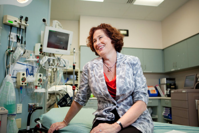 A FULL PLATE: Since becoming president and CEO of Kent Hospital four years ago, Sandra L. Coletta has taken on challenges that would fill an entire career. / PBN PHOTO/RUPERT WHITELEY