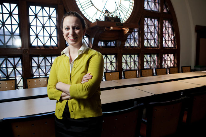 FOUNDATION FOR SUCCESS: Jessica David’s career rests on her ability to generate ideas to help solve major problems in Rhode Island. / PBN PHOTO/RUPERT WHITELEY