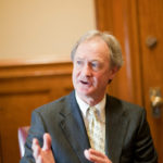 EDC role, leadership in doubt BOARDING PASS: Gov. Chafee took office in 2011 saying he wanted his people in place on the R.I. Economic Development Corporation board. Since the 38 Studios collapse, he has questioned the agency’s continued independence. / PBN FILE PHOTO/RUPERT WHITELEY
