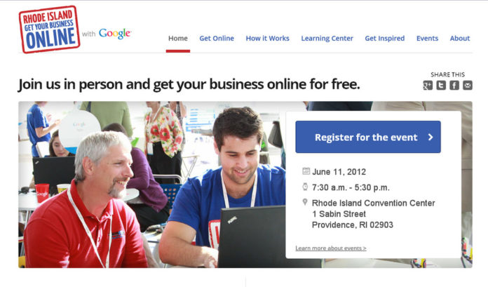 ON MONDAY, Google is leading the day-long event Rhode Island Get Your Business Online at the Convention Center. / COURTESY GOOGLE ON MONDAY, Google is leading the day-long event Rhode Island Get Your Business Online at the Convention Center. / COURTESY GOOGLE