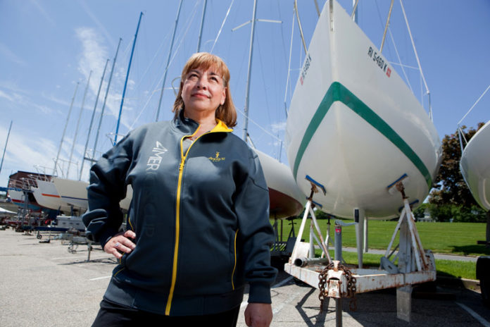 NEVER BOOKED: Karen TaylorHowell founded Taylor-Made Destinations after seeing visitors to a busy Newport hotel where she worked routinely scrambling to find rooms in the city. She is pictured above at Fort Adams State Park. / PBN PHOTO/RUPERT WHITELEY NEVER BOOKED: Karen TaylorHowell founded Taylor-Made Destinations after seeing visitors to a busy Newport hotel where she worked routinely scrambling to find rooms in the city. She is pictured above at Fort Adams State Park. / PBN PHOTO/RUPERT WHITELEY