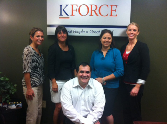 PRODUCING RESULTS: One way in which Kforce makes good on its promise to deliver “great people” to clients is by listening to employees via an online survey tool.