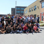 A passion for health shows COURTESY SHAPEUP
ON THE RUN: The ShapeUp team gathers in its parking lot after the third annual Run, Rib, and Chug relay competition.