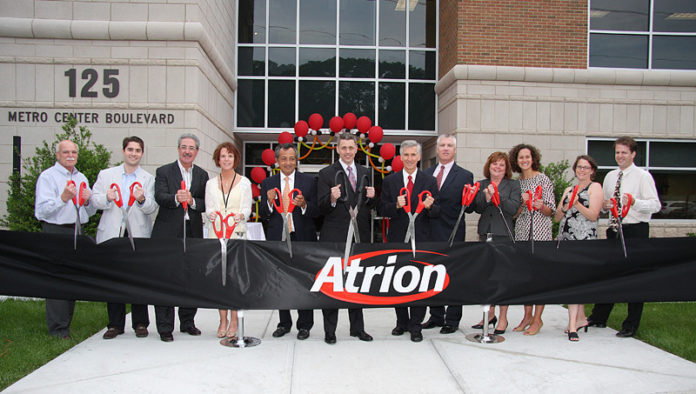 RETURN ON 
INVESTMENT: 
Atrion Networking opened its new headquarters June 1 at the same time it celebrated its 25th anniversary, thanks to results delivered by employees over the years. / Courtesy Atrion Networking Corp.