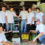 FRESH IDEAS:
A group of KLR's 
young-professionals group volunteers 
at Franklin Farm 
in Cumberland 
last summer. / Courtesy KLR