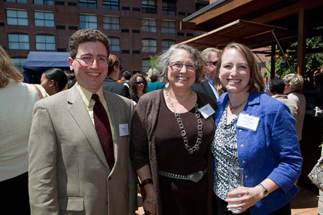 Honoree Karen Colby (right) of Gilbane with her husband and mother / Rupert Whiteley