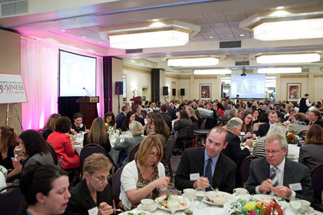 Attendees enjoy a wonderful lunch provided by the Providence Marriott / Rupert Whiteley