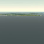 AN INTERIOR DEPARTMENT assessment of the suitability of ocean waters between Block Island (seen above) and Martha's Vineyard for the development of wind energy has been made available for public comment. After the commenting period, the department will be ready to solicit bids for leases to build wind energy farms on a large scale. / COURTESY DEEPWATER WIND
