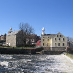 THE BLACKSTONE River, shown here at Slater Mill in Pawtucket. / COURTESY JOHN H. CHAFEE BLACKSTONE RIVER VALLEY NATIONAL HERITAGE CORRIDOR