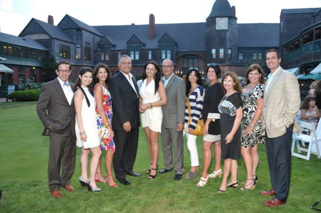 Friends and family attended the event in support of Margo Madden (center), Alex and Ani. / Skorski Photography