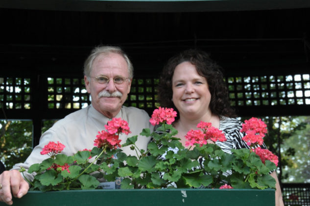 Providence Business News&rsquo; Dave Dunbar with Suzette Roberts, Cox Business / Skorski Photography