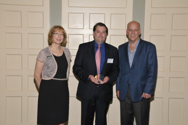 Robert Coulter, Edwards Wildman Palmer, with Sandra Pattie, BankNewport and Roger Bergenheim, PBN / Skorski Photography