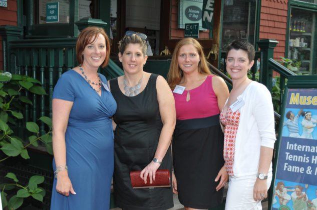 Blue Cross Blue Shield of RI&rsquo;s Honoree Monica Neronha (left) is joined by Kim Holway, Jillian Jagling and Martha Holt / Skorski Photography