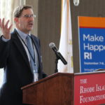 Tech showcase among top ‘Make It Happen’ ideas RHODE ISLAND FOUNDATION President & CEO Neil Steinberg speaks at Make it Happen R.I. / COURTESY THE R.I. FOUNDATION
