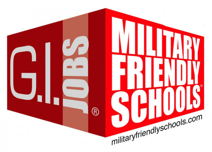 EIGHT OCEAN STATE schools were named as 'military friendly schools' on Victory Media's annual list.