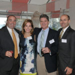 (l-r) Chris Plympton, Gencorp Insurance; Nancy Adeszko, Jim Hanrahan, PBN; Paul Lanquirand, CBIZ Tofias / Skorski Photography