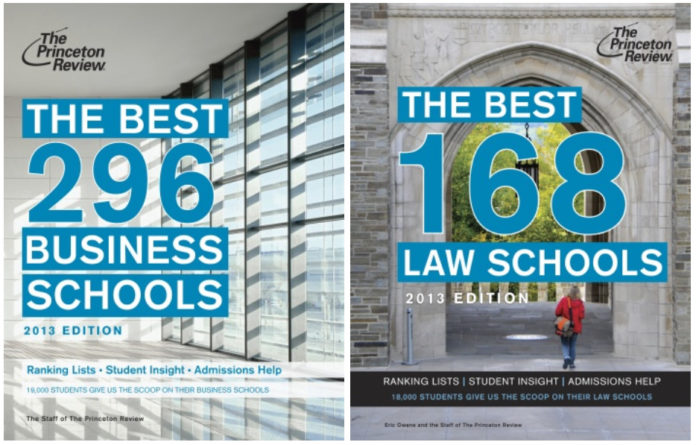 BRYANT UNIVERSITY, the University of Rhode Island, the University of Massachusetts Dartmouth and Roger Williams University earned spots on Princeton Review's 2012 editions of the best business and law schools. / COURTESY THE PRINCETON REVIEW