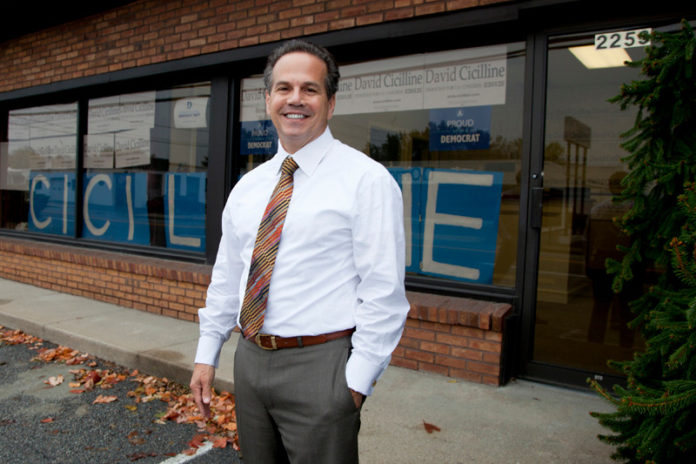 LOOKING BACK: U.S. Rep. David N. Cicilline says that if he had the opportunity again, he would’ve described Providence’s fiscal situation as “very improved, but threatened” during his 2010 campaign. / PBN PHOTO/NATALJA KENT