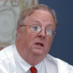 BRINGING DOWN THE HOUSE: Michael Riley, the Republican challenger for the seat held by U.S. Rep. James R. Langevin, says that Congress could benefit from members with no previous political experience, such as himself. / PBN PHOTO/BRIAN MCDONALD