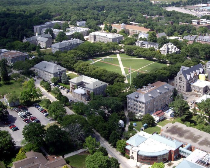 UNIVERSITY OF RHODE ISLAND President David M. Dooley outlined some of the school's educational agenda as well as its efforts to help improve the state's economy at a media breakfast held Wednesday. / COURTESY THE UNIVERSITY OF RHODE ISLAND