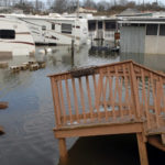 FLOOD ZONE: A trailer park on Matunuck Beach Road in South Kingstown was hard hit by the effects of Hurricane Sandy last month. / PBN FILE PHOTO/BRIAN MCDONALD
