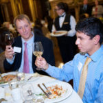 GOOD MANNERS: Daniel Titus, left, assistant director of Salve Regina&rsquo;s computer labs who served as an etiquette coach, and senior Sebastian Berrazueta, at the school&rsquo;s 2012 Etiquette Dinner.

Photo Credit 1 = PHOTO COURTESY SALVE REGINA/ANDREA HANSEN