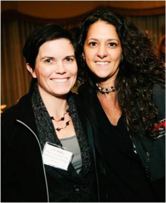 Employees Liz Malloy and Stephanie Metz, from Atrion Networking Corp. / Rupert Whiteley