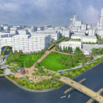 Redesigned riverfront park smaller, more ‘flexible’ PERFECT LANDING: A riverfront park is slated for 7.57 acres on former I-195 land. / COURTESY CITY OF PROVIDENCE