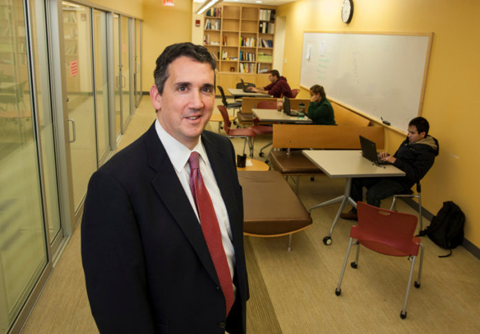 LESSONS LEARNED: Bob Shea, director of the Bryant University Center for Teaching and Learning, says that schools are held more accountable for students’ education than in the past. / PBN PHOTO/DAVID LEVESQUE