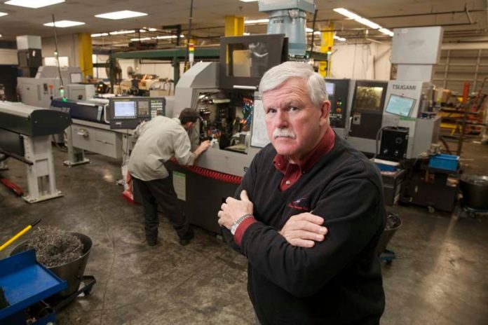 SKILLS GAP: Swissline President David Chenevert says that he’s currently unable to expand the business because he can’t find enough skilled labor. / PBN PHOTO/DAVID LEVESQUE